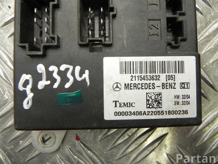 Mercedes-Benz A 211 545 36 32 / A2115453632 E-CLASS (W211) 2008 unidad de control