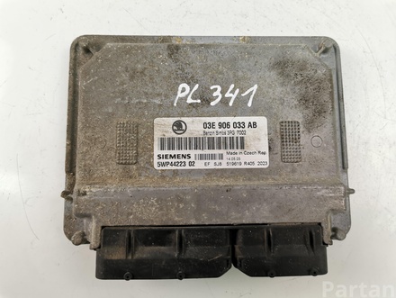 Škoda 03E906033AB FABIA I (6Y2) 2006 Control unit for engine