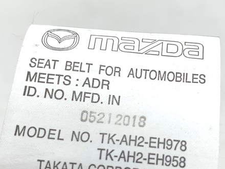 Mazda 305257810 3 (BM) 2018 Safety Belt