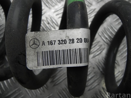 Mercedes-Benz A 167 320 28 20 / A1673202820 GLE (W167) (2019 ...) 2019 ressort hélicoïdal