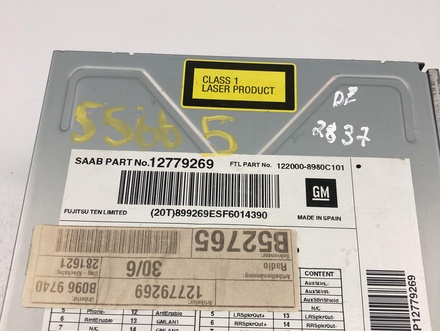 Saab 12779269 9-3 (YS3F) 2007 Radio CD