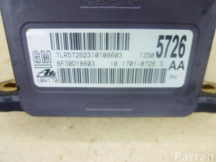 Opel 13505726 INSIGNIA A (G09) 2011 Sensor mvto. transversal, longitudinal