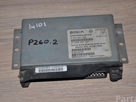 Peugeot  0260002923; ZF6058001142 / 0260002923, ZF6058001142 407 (6D_) 2005 Unité de contrôle pour boîtes de vitesses automatiques