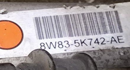 Jaguar 9W83-4K138-CE, FW932K327AB, 8W83-5K742-AE / 9W834K138CE, FW932K327AB, 8W835K742AE XJ (X351) 2016 Zestaw zawieszenia tylnego prawa strona