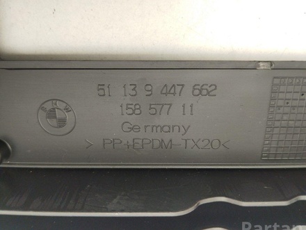 BMW 9447662, 6K.9447662.07 / 9447662, 6K944766207 i4 (G26) 2023 Support de plaque d'immatriculation / cadre