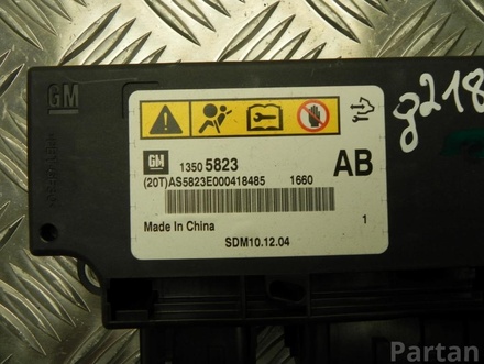 Chevrolet 13505823 CRUZE (J300) 2010 Air bag control module