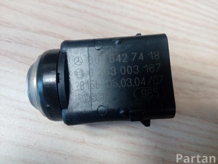 Mercedes-Benz A 001 542 74 18 / A0015427418 CLK Convertible (A209) 2005 Sensor, auxiliar de aparcamiento