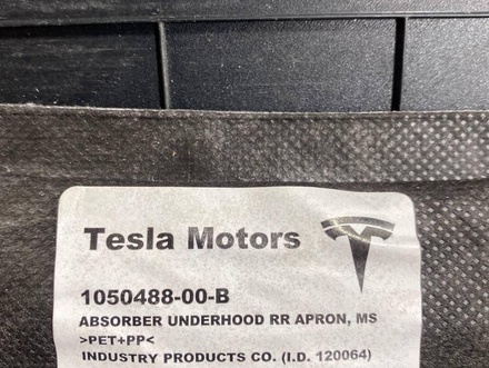 Tesla 105048800B MODEL S 2013 Garniture de capot d'essuie glace