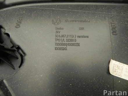 Volkswagen 5C6 867 211 A / 5C6867211A JETTA IV (162, 163) 2015 panel de puerta