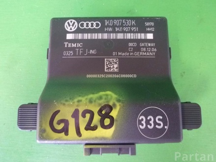 Audi 1K0 907 530 K, 1K0 907 951 / 1K0907530K, 1K0907951 A3 (8P1) 2006 Interface de diagnostic (passerelle)