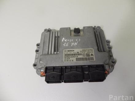 Citroën 9653958980, 9664843780 C3 Picasso 2010 Unidad de control del motor